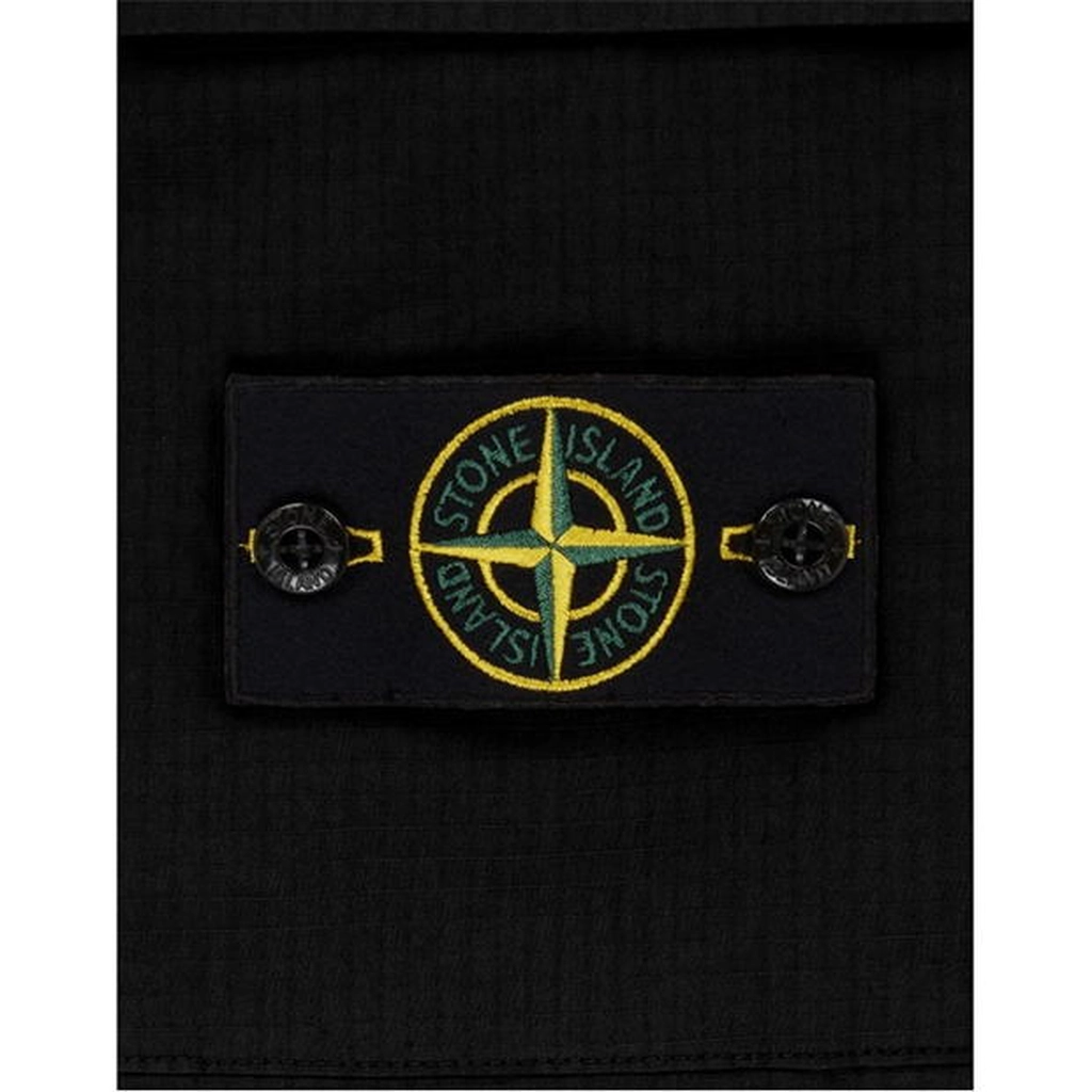 Stone Island Ripstop Cargo Trousers - Black